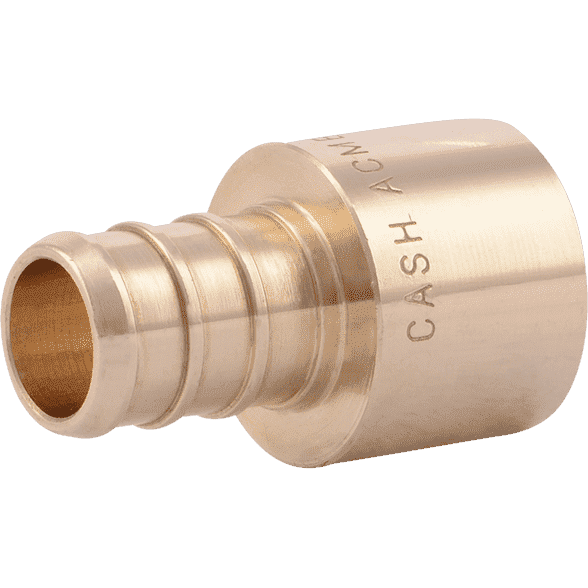 SharkBite UC600LF 1/2" x 1/2" Female Brass PEX Crimp Sweat Adapter - Edmondson Supply