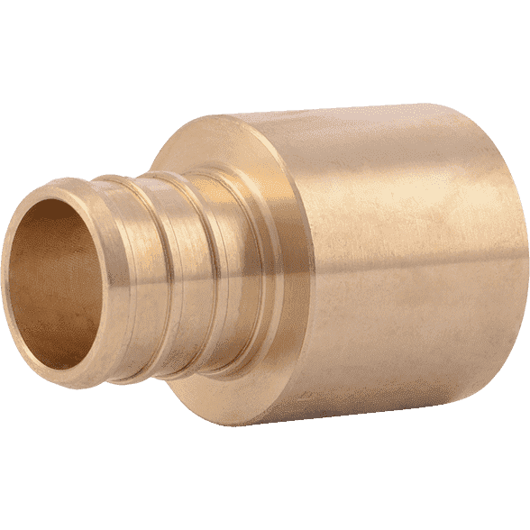 SharkBite UC606LF 3/4" x 3/4" Female Brass PEX Crimp Sweat Adapter - Edmondson Supply