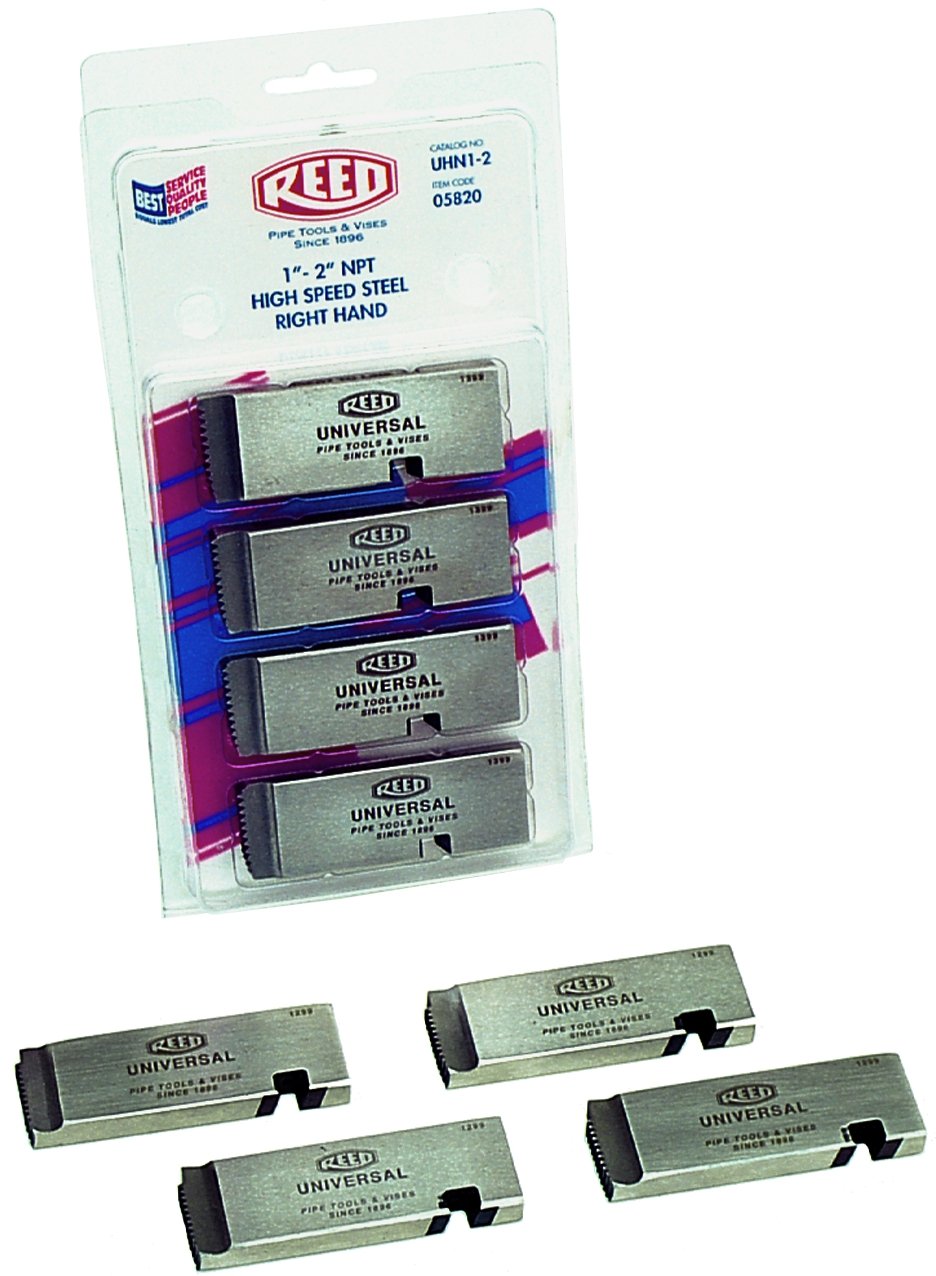 Reed Mfg UHS1-2 Universal Die Set, 1" - 2" NPT HSS for Stainless Steel - Edmondson Supply