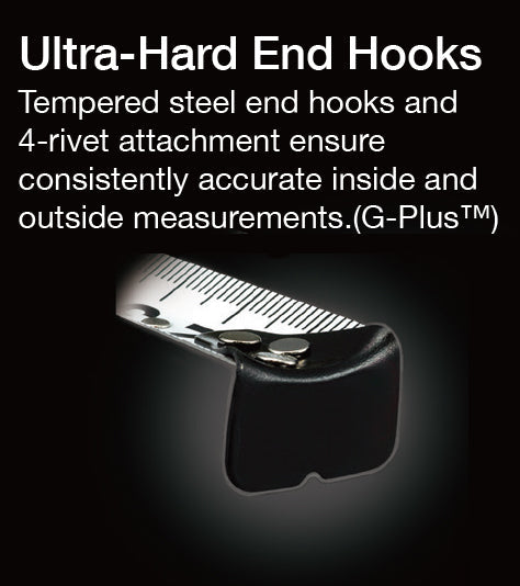 Tajima GP-30BW G-PLUS™ Standard Scale, 30 ft x 1 in. Steel Blade Tape Measure - Edmondson Supply