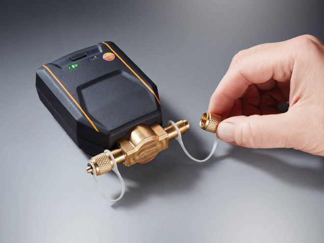 Testo 0560 5600 01 Intelligent Valve with Bluetooth - for testo 560i Digital Refrigerant Scale - Edmondson Supply