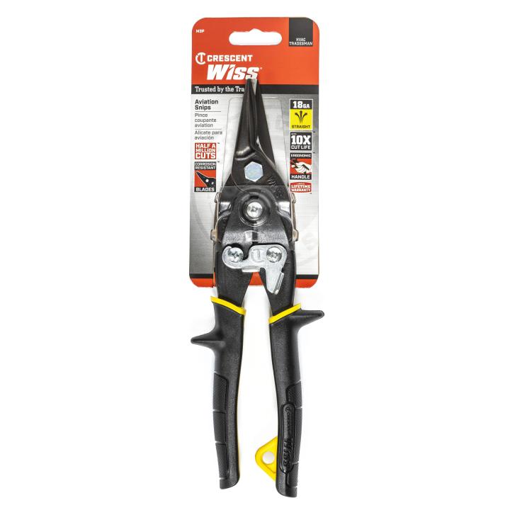 Crescent Wiss M3P 9-3/4" Compound Action Straight, Left and Right Cut Snips - Edmondson Supply