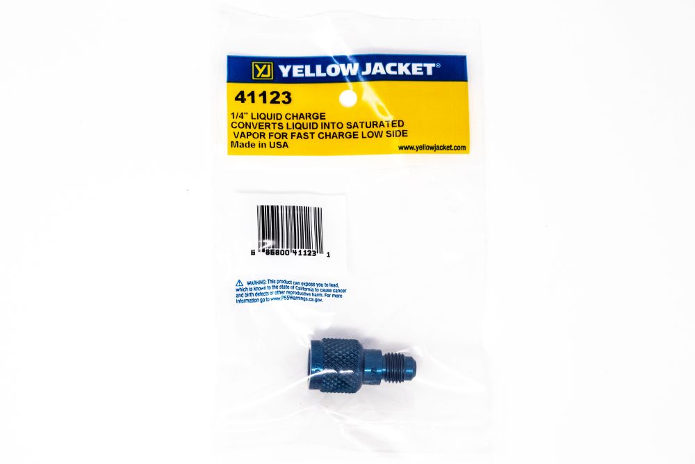 Yellow Jacket 41123 1/4" Liquid Charging Adapter - Edmondson Supply