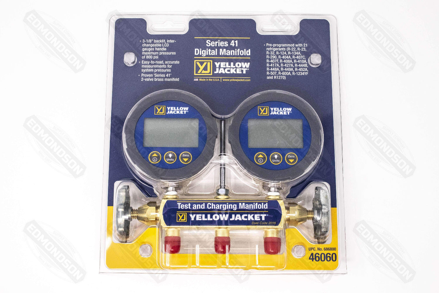 Yellow Jacket 46060 Series 41 Digital Manifold - Edmondson Supply