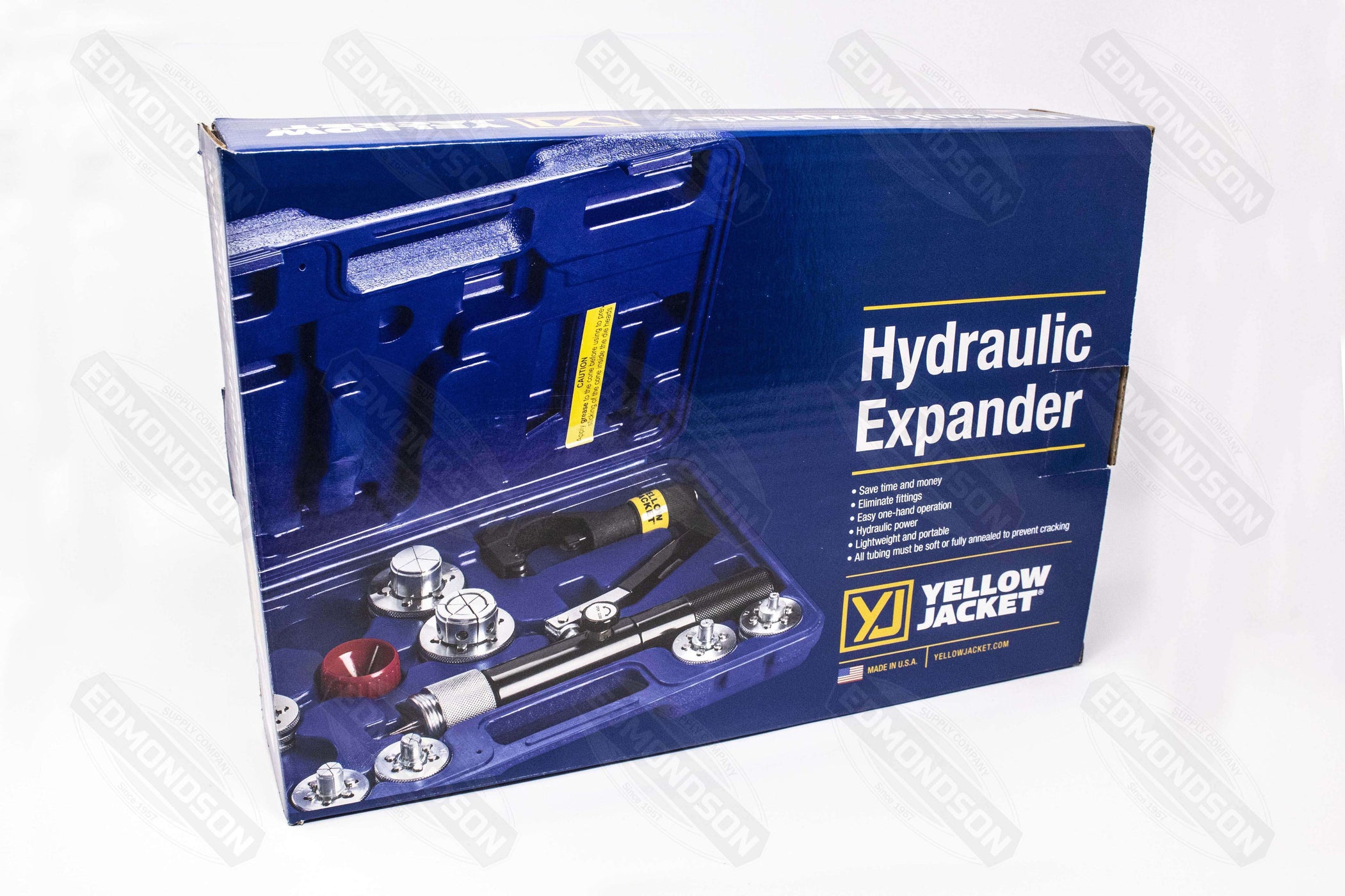 Edmondson Supply Yellow Jacket 60493 Hydraulic Tube Expander Kit