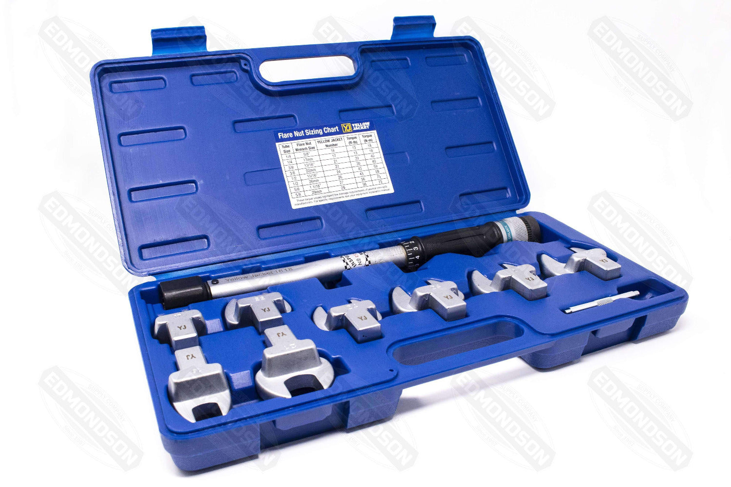 Ritchie Yellow Jacket 60652 Eight Head Precision Torque Wrench Kit - Edmondson Supply