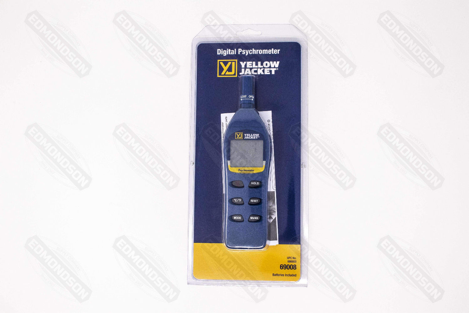 Yellow Jacket 69008 Digital Psychrometer / Thermo Hygrometer - Edmondson Supply