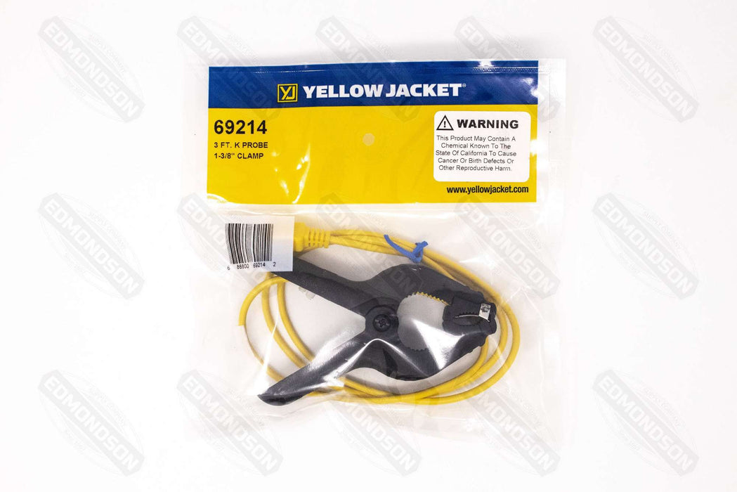 Yellow Jacket Replacement Clamp Temperature Probe - Type K (3') - Edmondson Supply