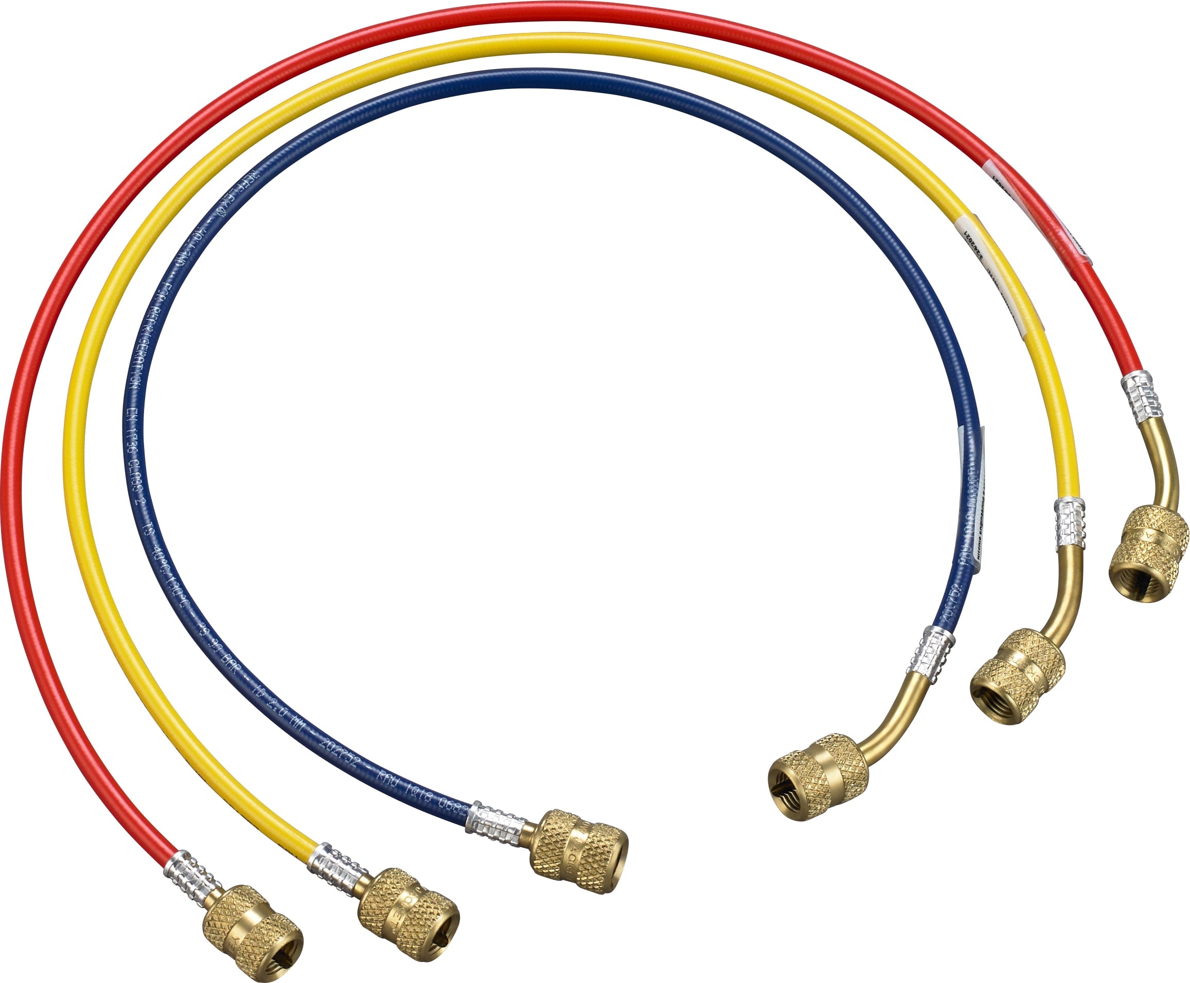 Yellow Jacket 61015 Hydrocarbon Hoses 24″ (610 mm) RYB REFFLEX® 3-pack - Edmondson Supply
