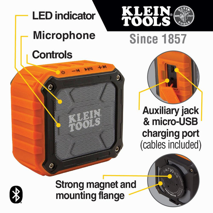 Klein Tools AEPJS1 Wireless Jobsite Speaker - Edmondson Supply