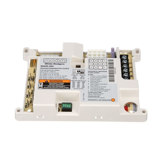 White-Rodgers 50A55-843 Integrated Furnace Control Board, Universal  Replacement