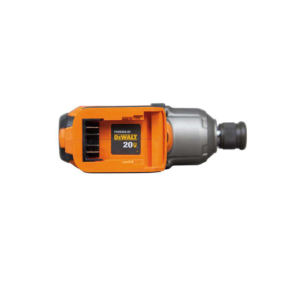 Klein Tools BAT20-7161 Battery-Operated Impact Wrench Kit, 7/16", DeWalt 20V - Edmondson Supply