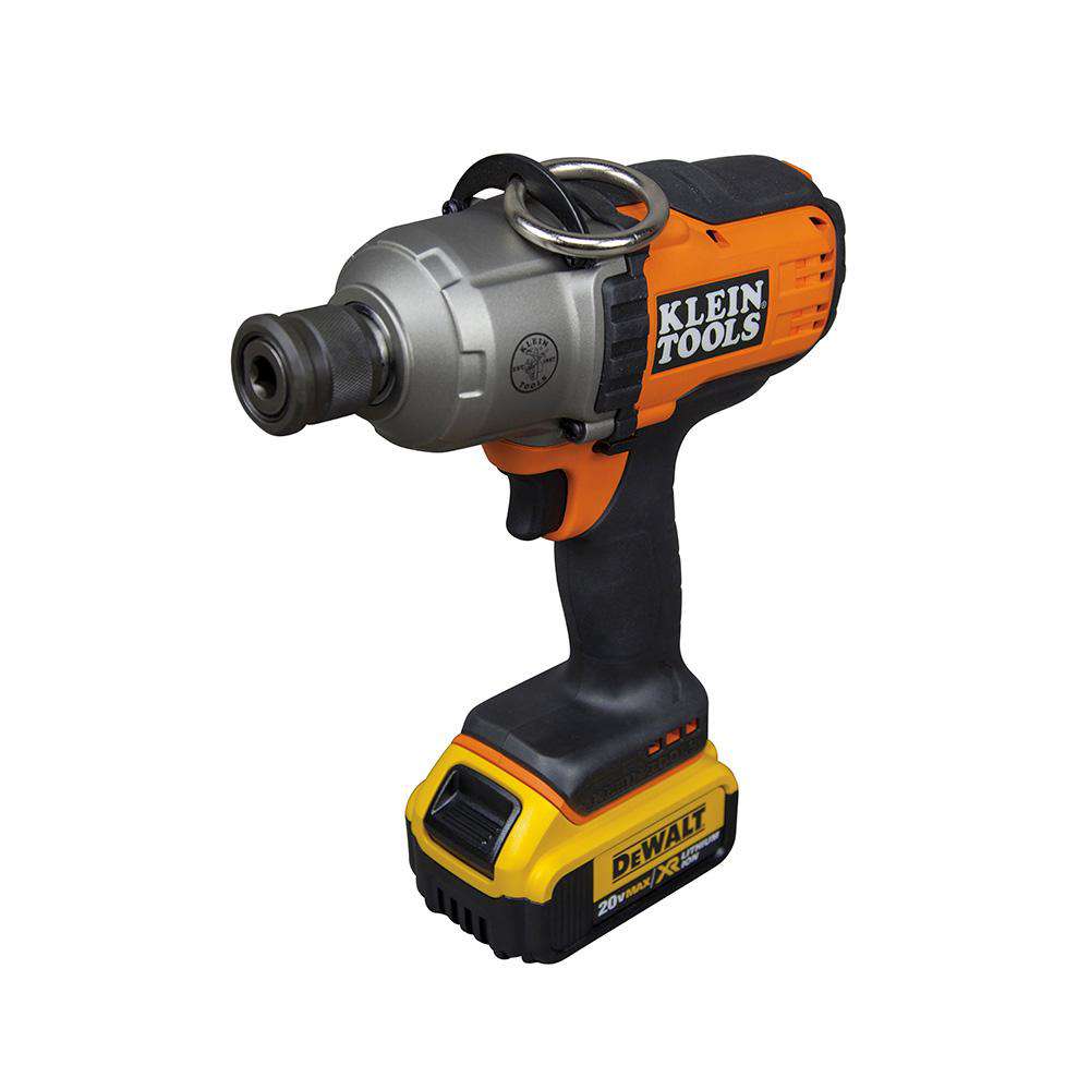 Klein Tools BAT20-7161 Battery-Operated Impact Wrench Kit, 7/16", DeWalt 20V - Edmondson Supply
