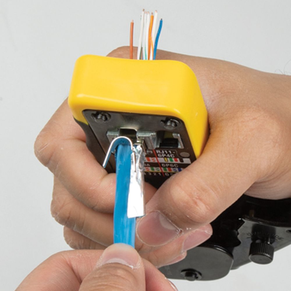 Klein Tools VDV826-705 Pass-Thru™ Modular Data Plugs, RJ45-CAT6A, Shielded (STP), 50-Pack - Edmondson Supply