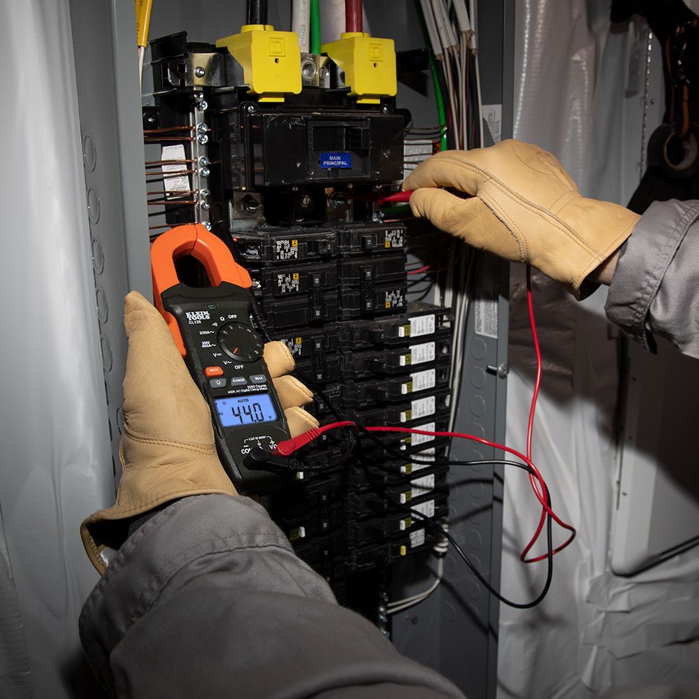 Klein Tools CL120 Digital Clamp Meter, AC Auto-Ranging 400 Amp - Edmondson Supply