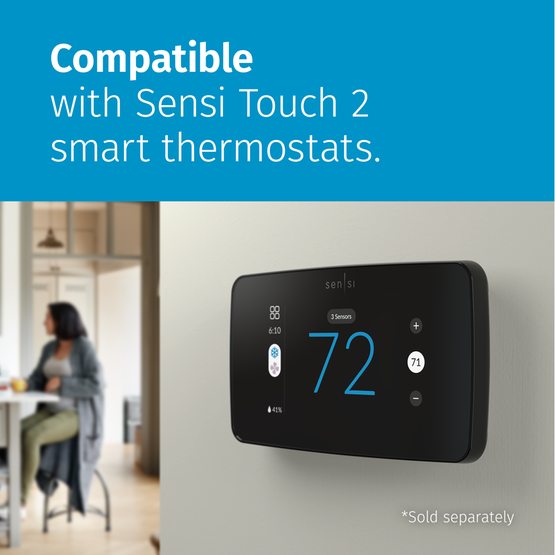 Emerson RS01-SG Remote Room Sensor for use with Sensi™ Touch 2 Thermostats - Edmondson Supply