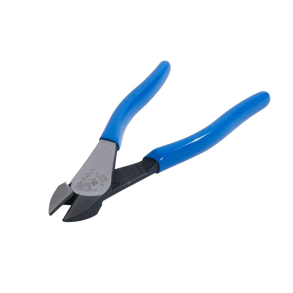 Klein Tools D2000-28 Diagonal Cutting Pliers, Heavy-Duty, High-Leverage, 8-Inch - Edmondson Supply