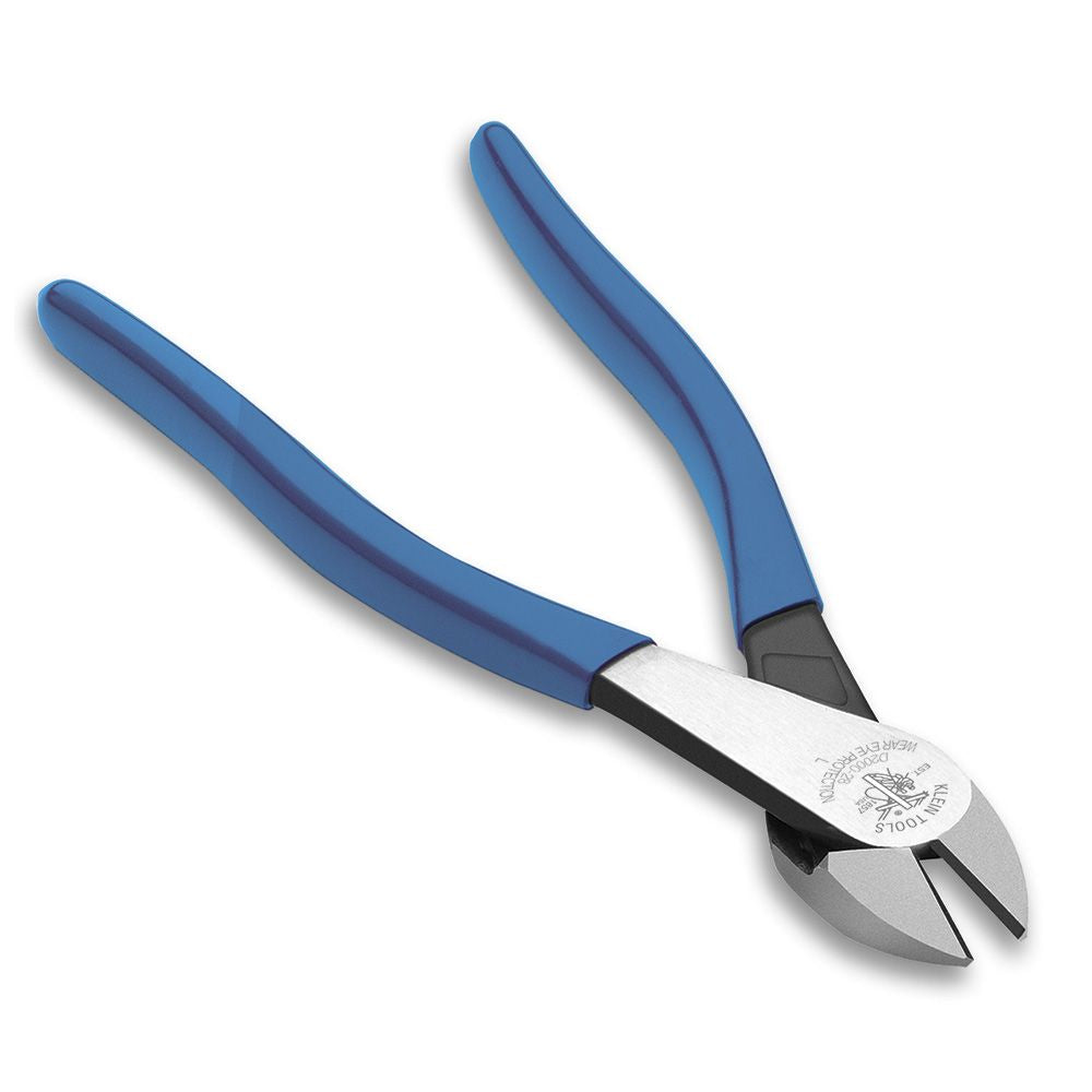 Klein Tools D2000-48 Diagonal Cutting Pliers, Angled Head, 8-Inch - Edmondson Supply
