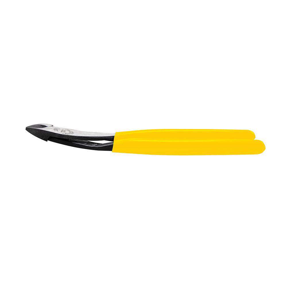 Klein Tools D2000-49 Diagonal Cutting Pliers, Angled Head, 9-Inch - Edmondson Supply
