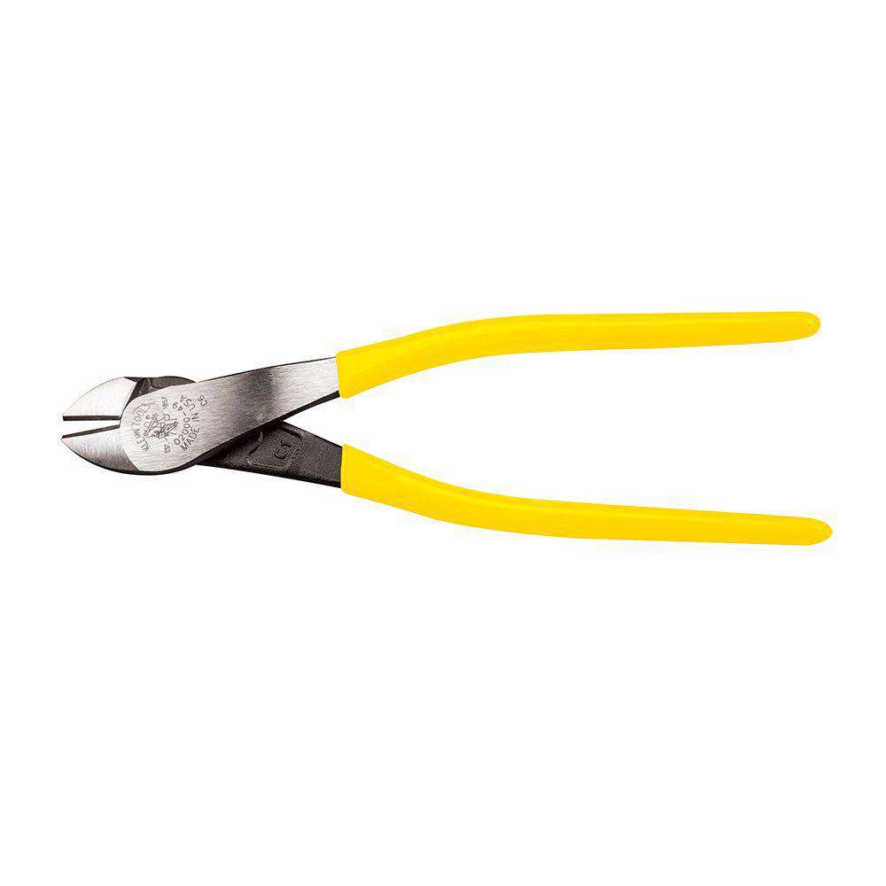 Klein Tools D2000-49 Diagonal Cutting Pliers, Angled Head, 9-Inch - Edmondson Supply