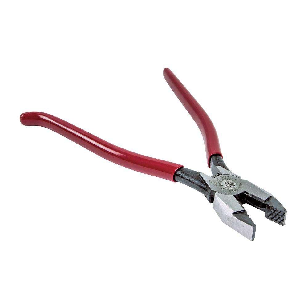 Klein Tools D201-7CSTA Ironworker's Pliers, Aggressive Knurl, 9-Inch - Edmondson Supply