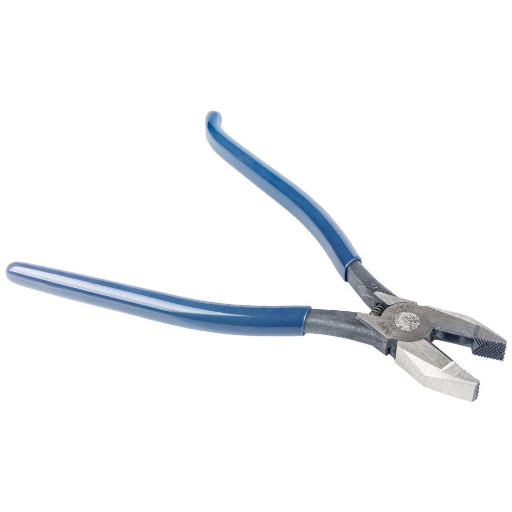 Klein Tools D201-7CSTLFT Ironworker's Rebar Pliers, Left Handed, Spring Loaded, 9-Inch - Edmondson Supply