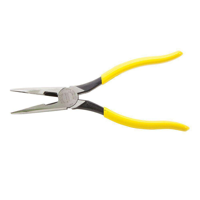 Klein Tools D203-8 Pliers, Long Nose Side-Cutters, 8-Inch - Edmondson Supply