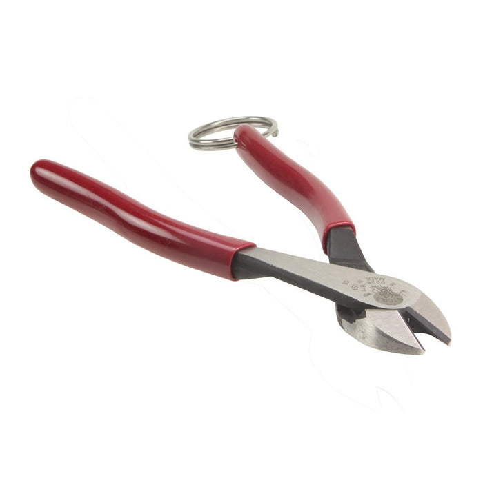Klein Tools D228-8TT Diagonal Cutting Pliers, High-Leverage, Tie Ring, 8-Inch - Edmondson Supply