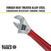 Klein Tools D507-8 Adjustable Wrench, Extra Capacity 8-Inch - Edmondson Supply