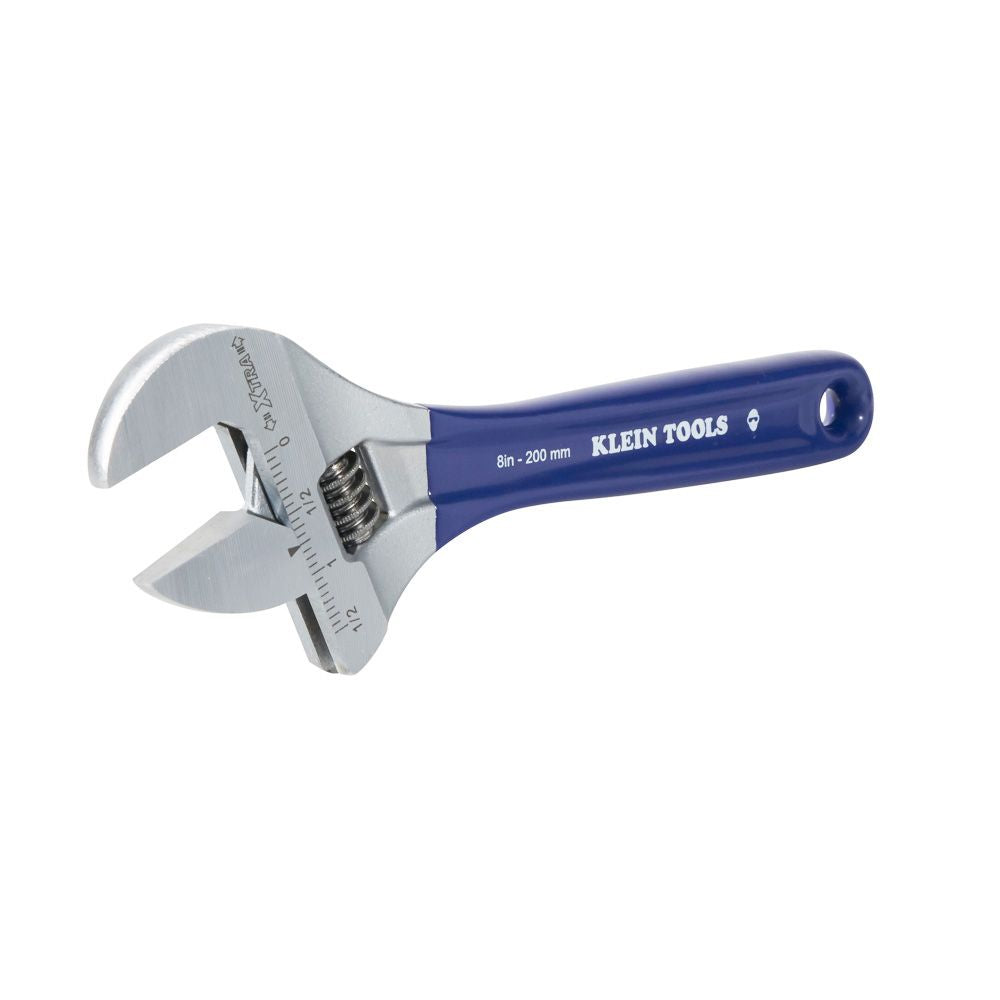 Klein Tools D509-8 Adjustable Wrench, Extra-Wide Jaw, 8-Inch - Edmondson Supply