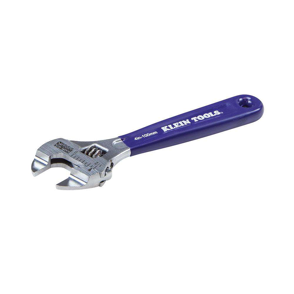 Klein Tools D86932 Slim-Jaw Adjustable Wrench, 4-Inch - Edmondson Supply