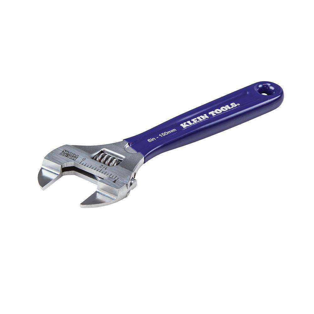 Klein Tools D86934 Slim-Jaw Adjustable Wrench, 6-Inch - Edmondson Supply