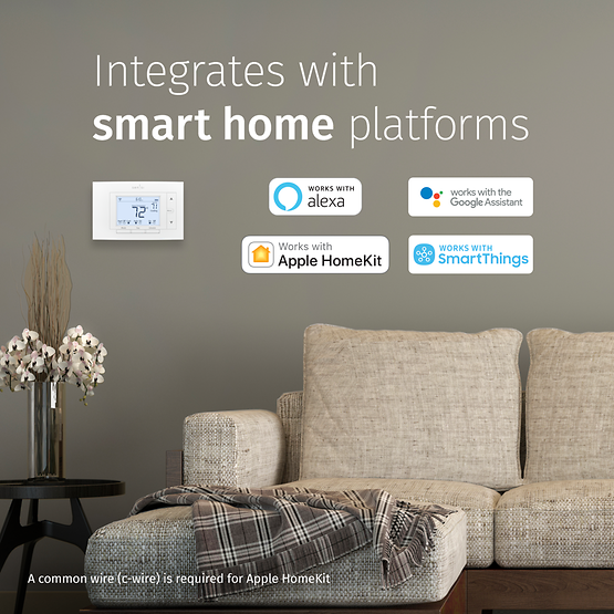 Emerson White-Rodgers 1F87U-42WF Sensi™ Wi-Fi Smart Thermostat, Programmable,  4 Heat - 2 Cool - Edmondson Supply