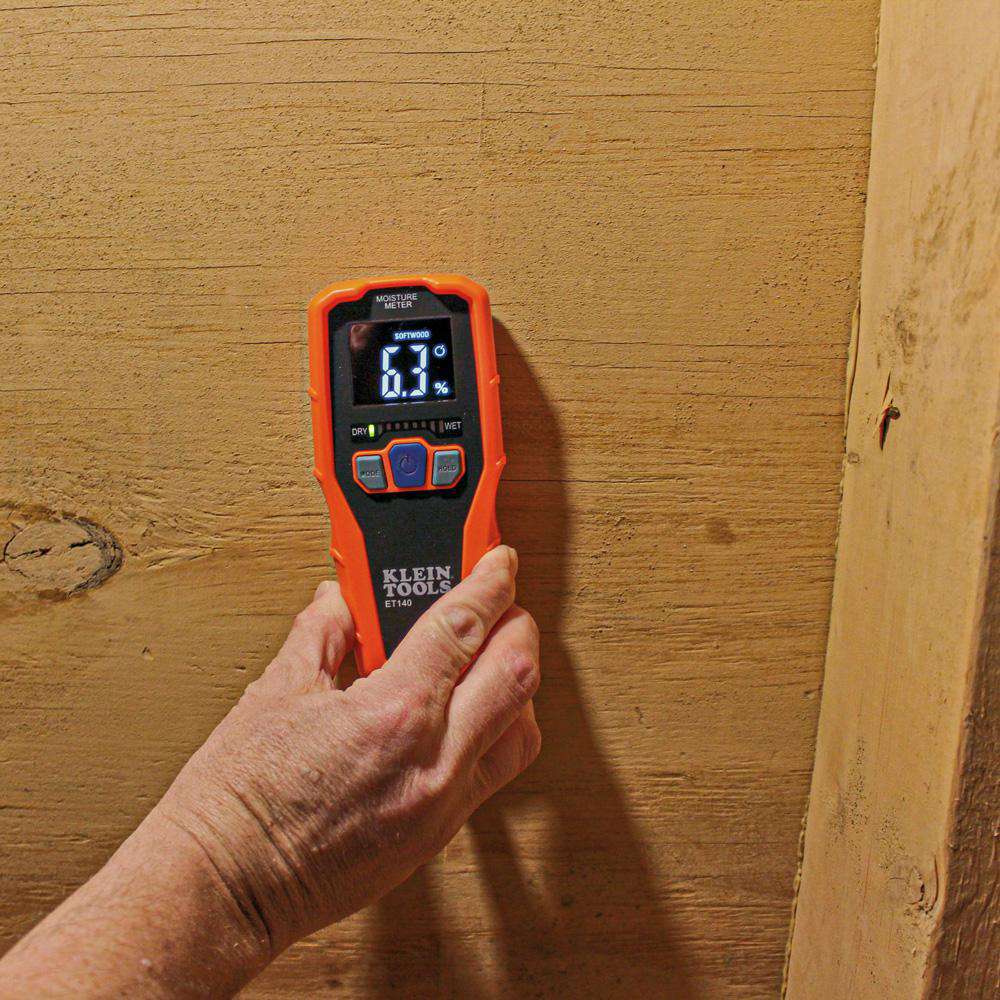 Klein Tools ET140 Pinless Moisture Meter - Edmondson Supply