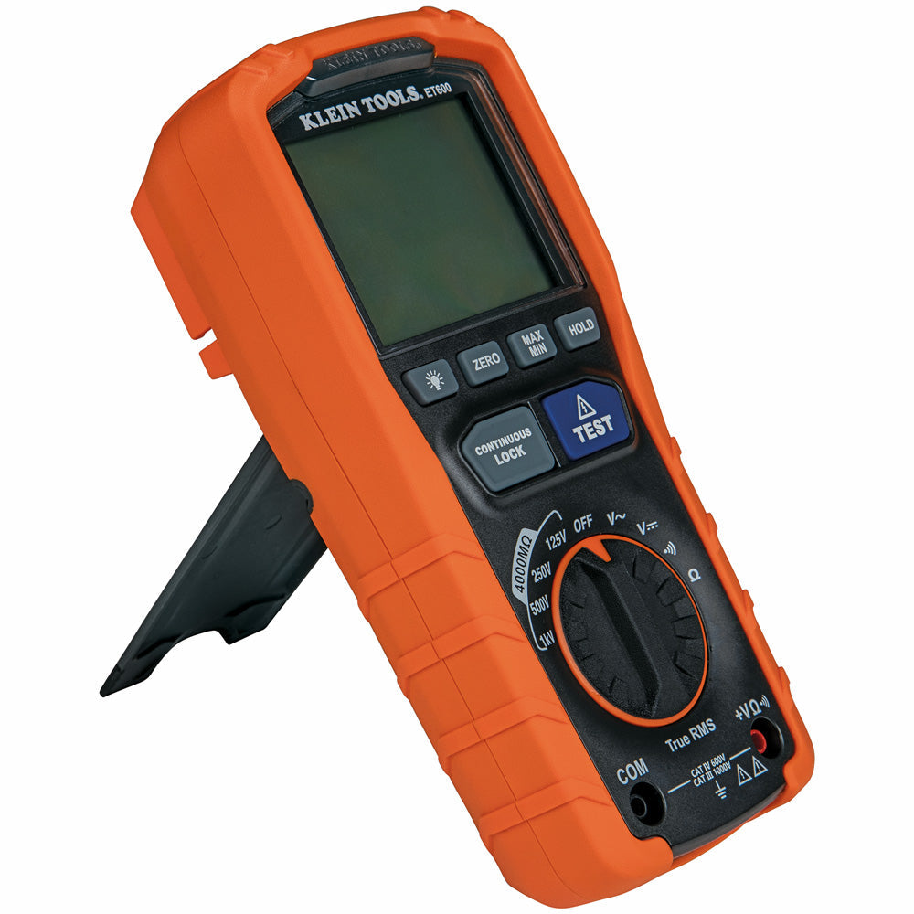 Klein Tools ET600 Insulation Resistance Tester - Edmondson Supply