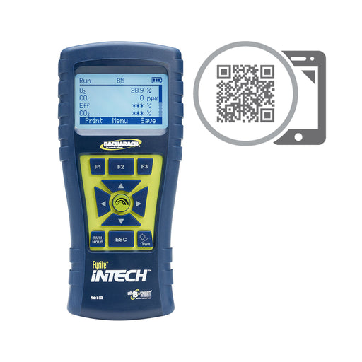 Bacharach 0024-8523 Fyrite® InTech® Combustion Analyzer with Protective Rubber Boot and Hard Carrying Case - Edmondson Supply