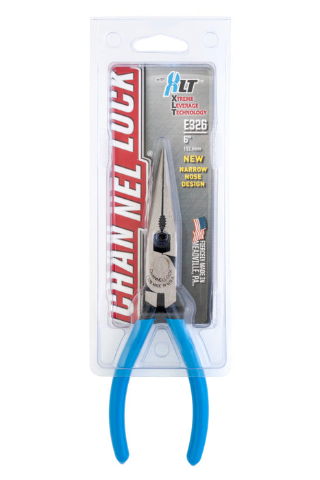 Channellock 326 6-Inch XLT™ Combination Long Nose Pliers with Cutter - Edmondson Supply