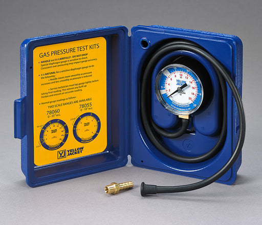 Yellow Jacket 78060 Gas Pressure Test Kit - 0-35" W.C. - Edmondson Supply
