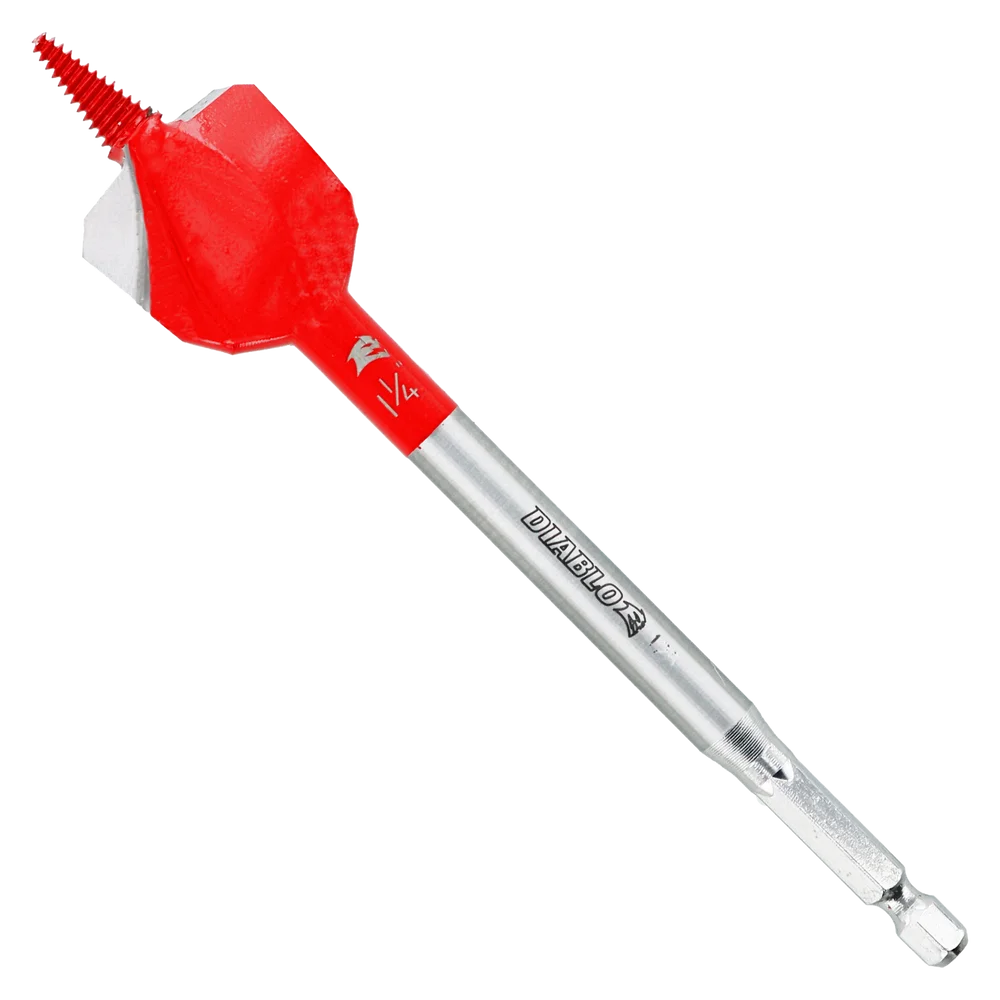 Diablo Tools DSPD4070 1-1/4 in. x 6 in. Demo Demon™ Spade Bit for Nail-Embedded Wood - Edmondson Supply