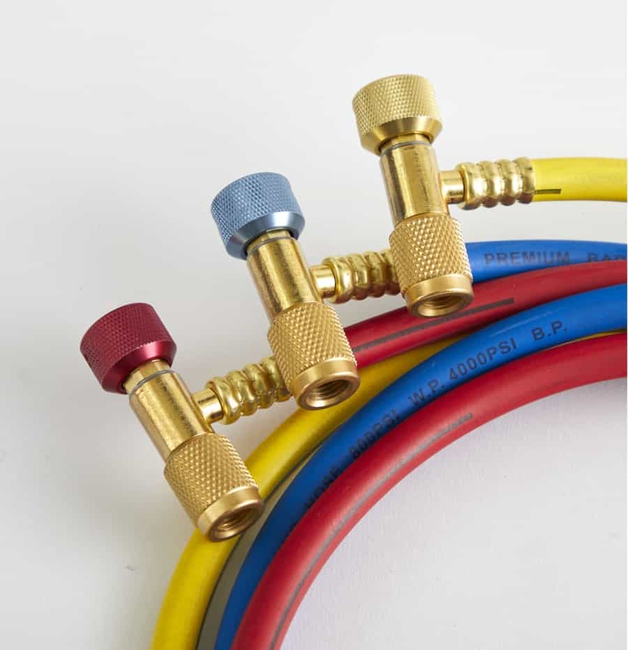 CPS HP5NG Premium Refrigerant Charging Hoses with SafeMate™ Valves - Edmondson Supply