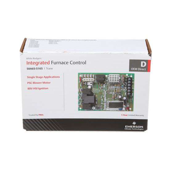 White-Rodgers 50A65-5165 Integrated Furnace Control Board, Replacement for Trane - Edmondson Supply