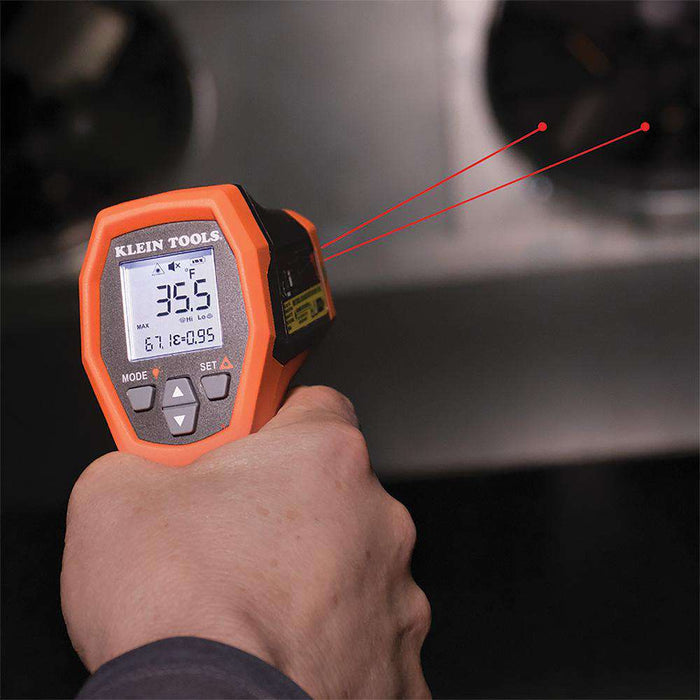Klein Tools IR10 20:1 Dual Laser Infrared Thermometer - w/ Case - Edmondson Supply