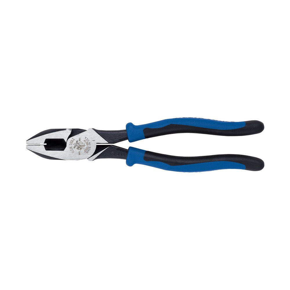 Klein Tools J2000-9NETP Lineman's Pliers, Fish Tape Pulling, 9-Inch - Edmondson Supply