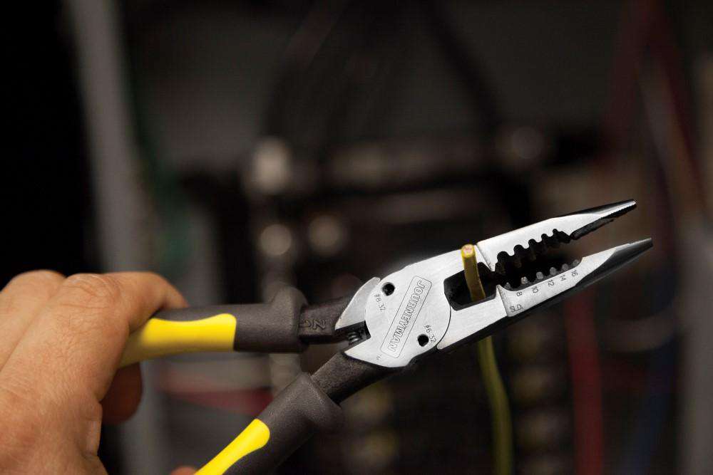 Klein Tools J206-8C All-Purpose Pliers, Spring Loaded - Edmondson Supply