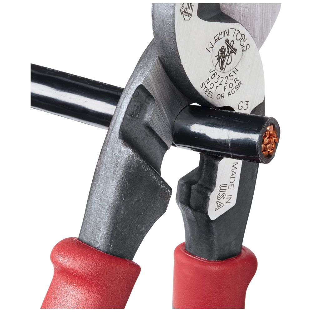 Klein Tools J63225N Journeyman™ High Leverage Cable Cutter with Stripping - Edmondson Supply