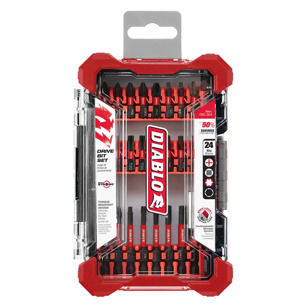 Diablo Tools DSC-S24 24 pc Screwdriving Set - Edmondson Supply