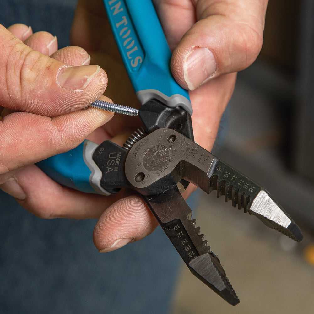 Klein Tools K12035 Klein-Kurve® Heavy-Duty Wire Stripper 8-20 AWG - Edmondson Supply