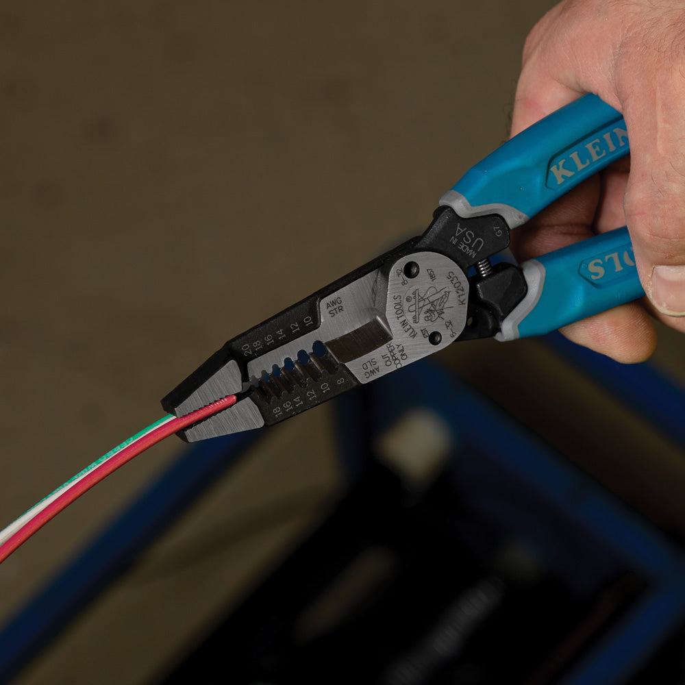 Klein Tools K12035 Klein-Kurve® Heavy-Duty Wire Stripper 8-20 AWG - Edmondson Supply