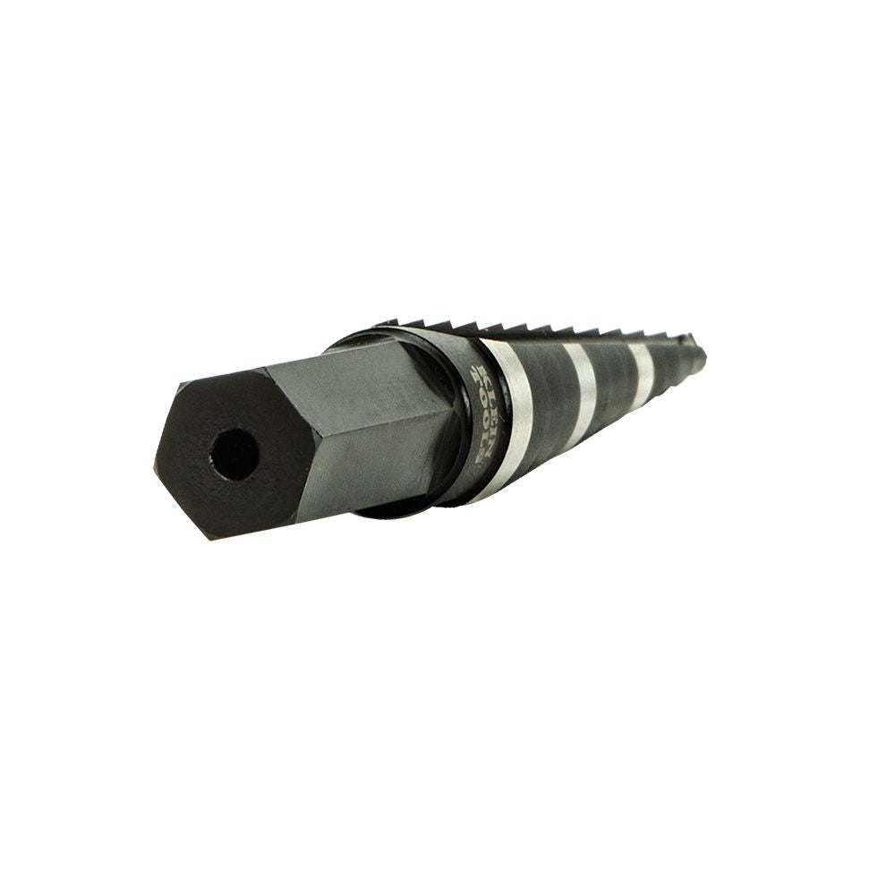 Klein Tools KTSB01 Step Drill Bit Double-Fluted #1, 1/8 to 1/2-Inch - Edmondson Supply