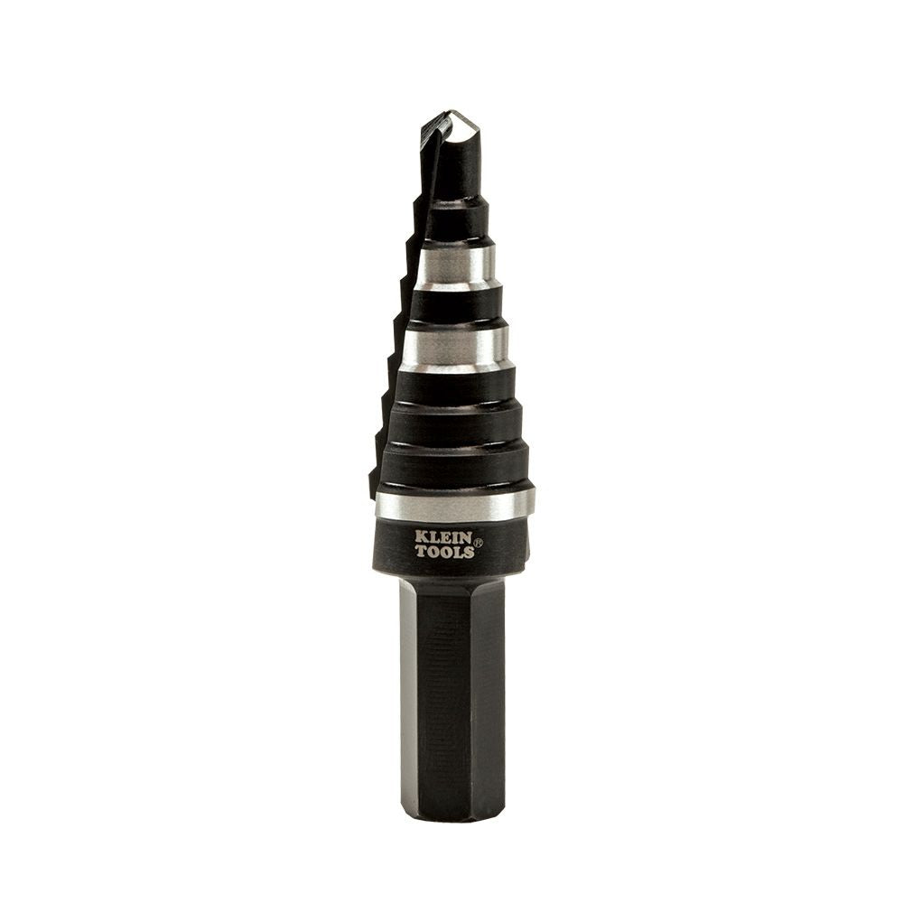 Klein Tools KTSB03 Step Drill Bit Double Fluted #3, 1/4 to 3/4-Inch - Edmondson Supply